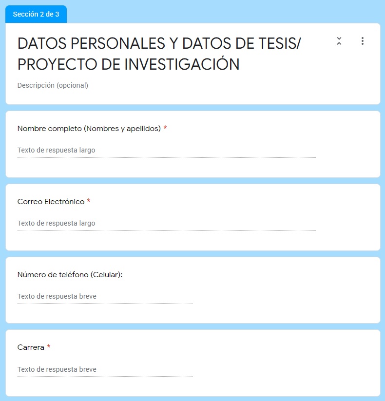 FORMULARIO DE TESIS